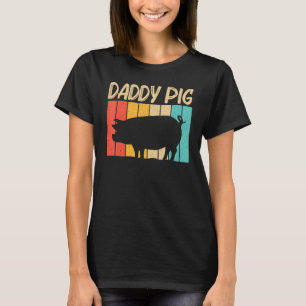 Camiseta Porco Para Homens Meninos Fazendeiro de Porcos Faz
