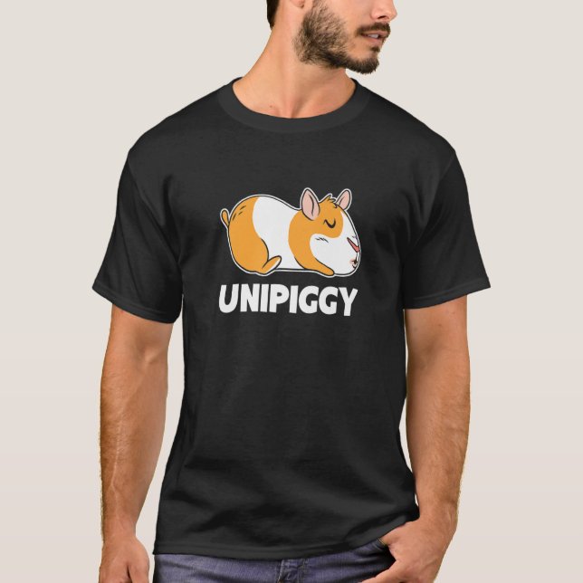 Camiseta Porco Pet Cavy, Proprietário do Porco-Gráfico Unip (Frente)