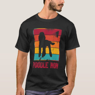 Camiseta Porco Retro Mãe Proprietária Mãe Pet Mama Cachorro