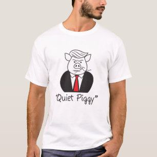 Camiseta Porco Silencioso - Boca Costurada.
