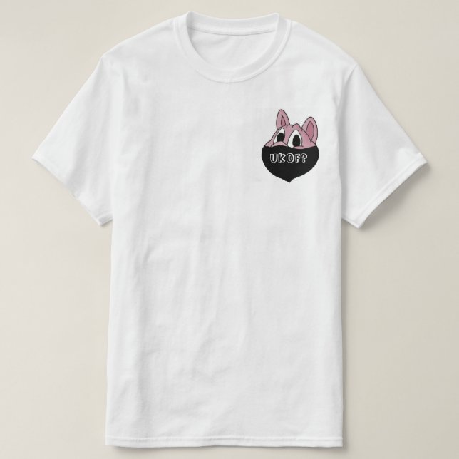 Camiseta porco unmasked (Frente do Design)