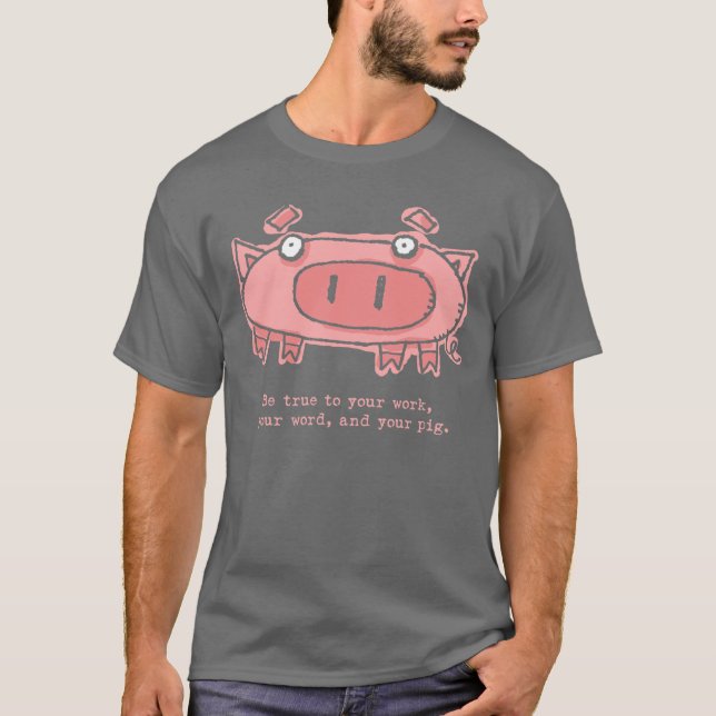 Camiseta Porco verdadeiro (Frente)