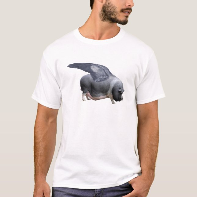 Camiseta porco voador (Frente)