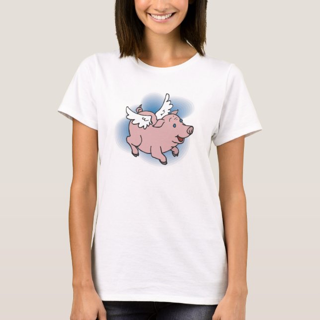 Camiseta Porco voador (Frente)