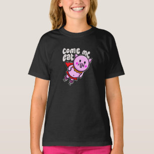 Camiseta porco voador desenho animado