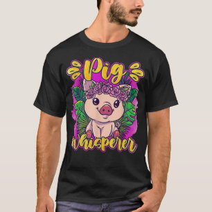 Camiseta Porco Whisperer Farmer Cuja Agricultura Animal Kaw
