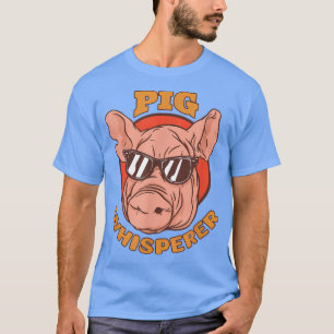 Camiseta Porco Whisperer Mens Farmer Design e Fazenda Engra