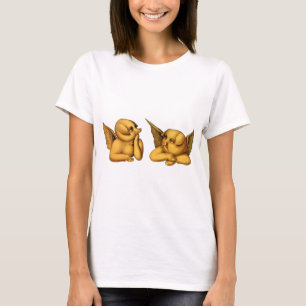 Camiseta Porcos Anjos Voadores com asas Fantasia Animais Ar