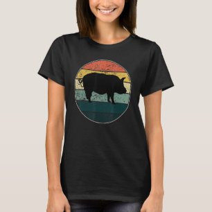 Camiseta Porcos De Porco Com Vintagem Retroativa Distúrbios
