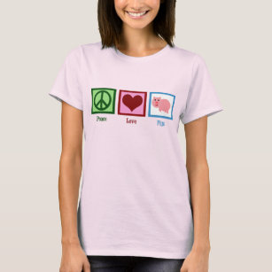 Camiseta Porcos do Amor pela Paz