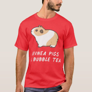 Camiseta Porcos e bolhas de guincho Rodent Pet Kawaii Lover