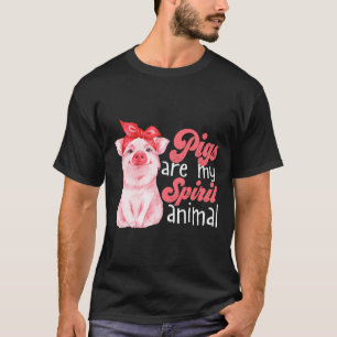 Camiseta Porcos Engraçados São O Meu Animal Espirituoso