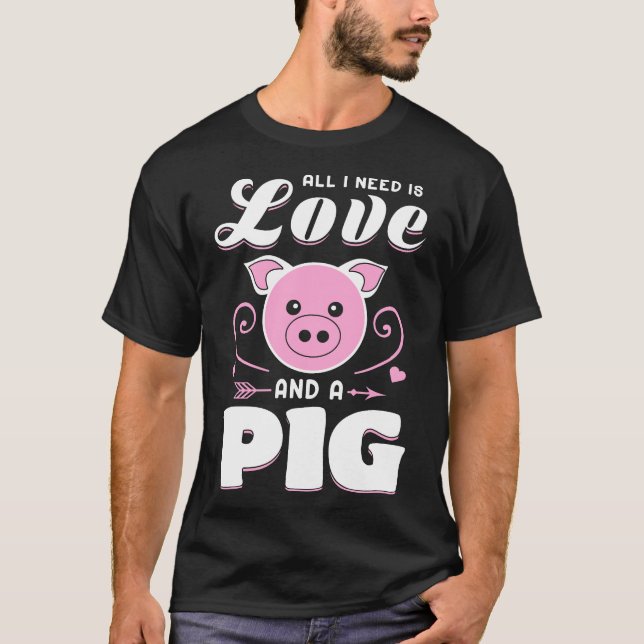Camiseta Porcos Farmer Engraçados Oferece Fazenda Animais P (Frente)
