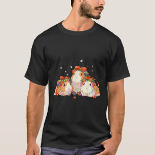 Camiseta Porcos-guineenses Amarrados Nas Luzes De Natal Gui
