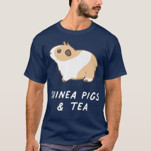 Camiseta Porcos-guineenses e chás-roedores-bonitos Pet Kawa