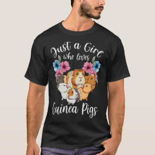 Camiseta Porcos-guineenses Mãe Roda-Foca Animal Pet Cita Se