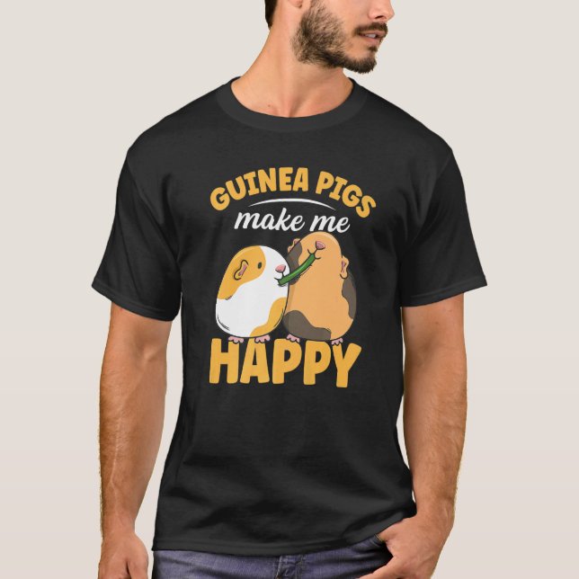 Camiseta Porcos Guineenses Me Fazem Uma Boa Citação Para Um (Frente)