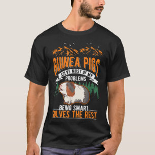 Camiseta Porcos-guineenses resolvem a maioria dos meus prob