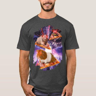Camiseta Porcos-guineis com olhos laser I Laser Rodent Spac