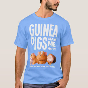 Camiseta Porcos-guineis fazem-me feliz coca-guincho