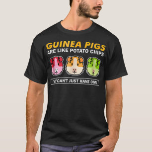 Camiseta Porcos-guineis São Como Batatas-Batata Engraçada