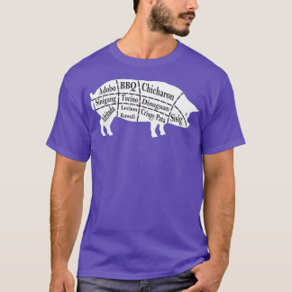 Camiseta Porcos Porcos para porcos CHURRASCO filipino Pinoy