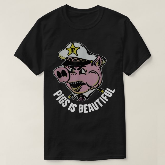 Camiseta porcos são belos fazendeiros de porcos (Frente do Design)