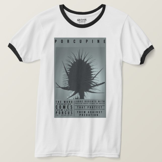 CAMISETA PORCUPINA (Frente do Design)