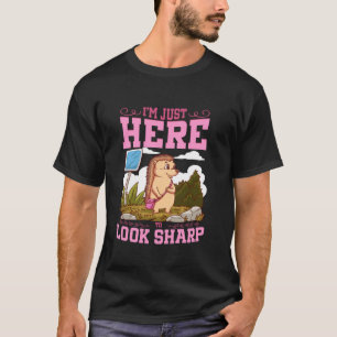 Camiseta Porcupine Lover, estou aqui para parecer uma colin