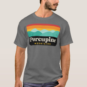 Camiseta Porcupine Mountain State Park Michigan Vintage Su