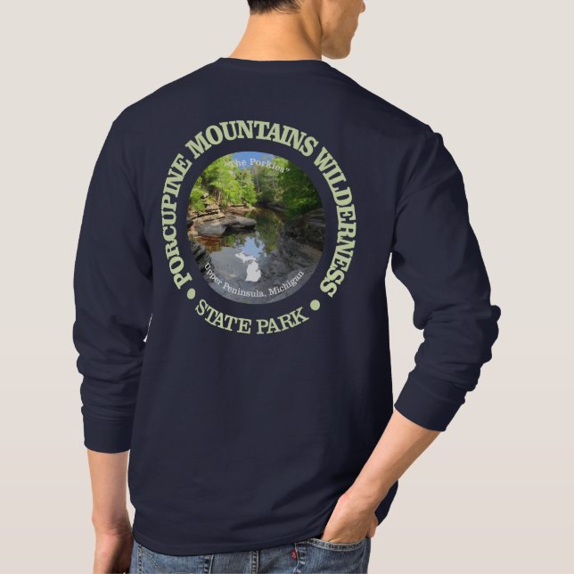 Camiseta Porcupine Mountain Wilderness SP (Verso)
