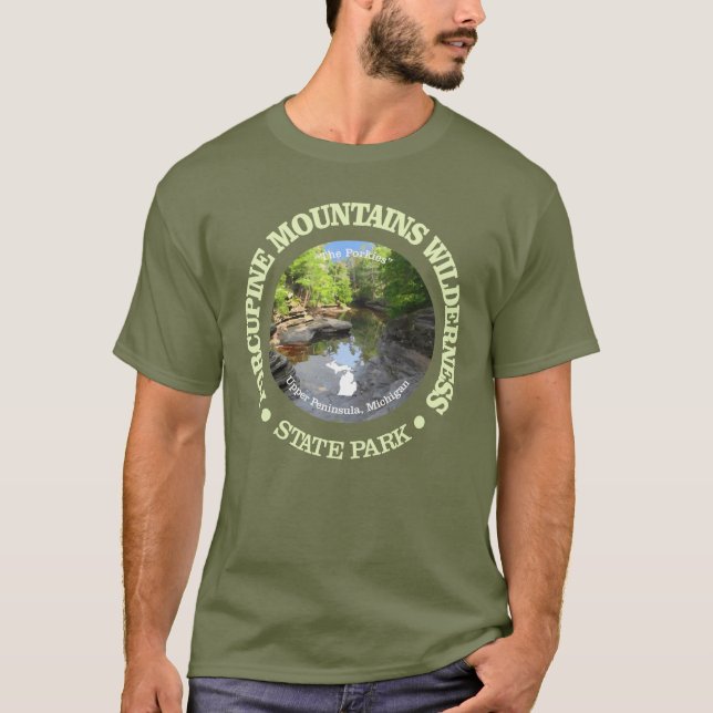 Camiseta Porcupine Mountain Wilderness SP (Frente)