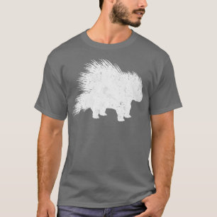 Camiseta Porcupine Spines Quill Pig Vintage