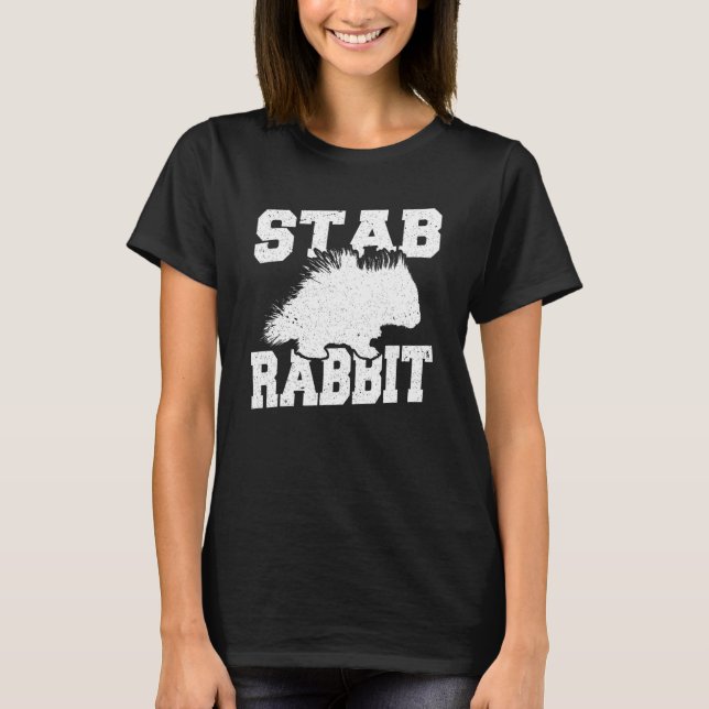 Camiseta Porcupine Stab Rabbit (Frente)