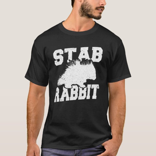 Camiseta Porcupine Stab Rabbit (Frente)