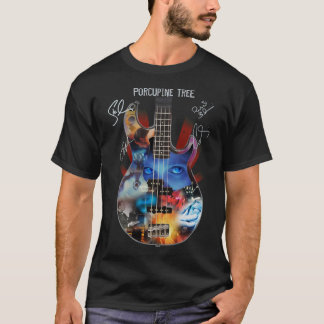 Camiseta Porcupine Tree.Rock Banda Guitar Assinatura Perfei