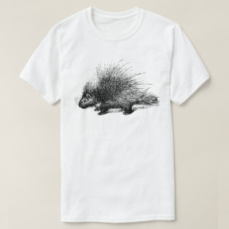 Camiseta Porcupine Vintage Ilustra Mens T-Shirt