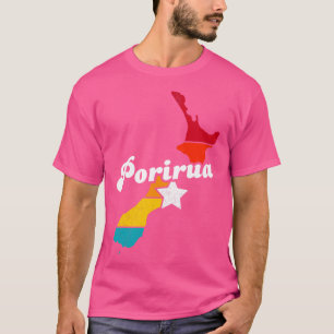 Camiseta Porirua Nova Zelândia Vintage angustiou Souvenir 2