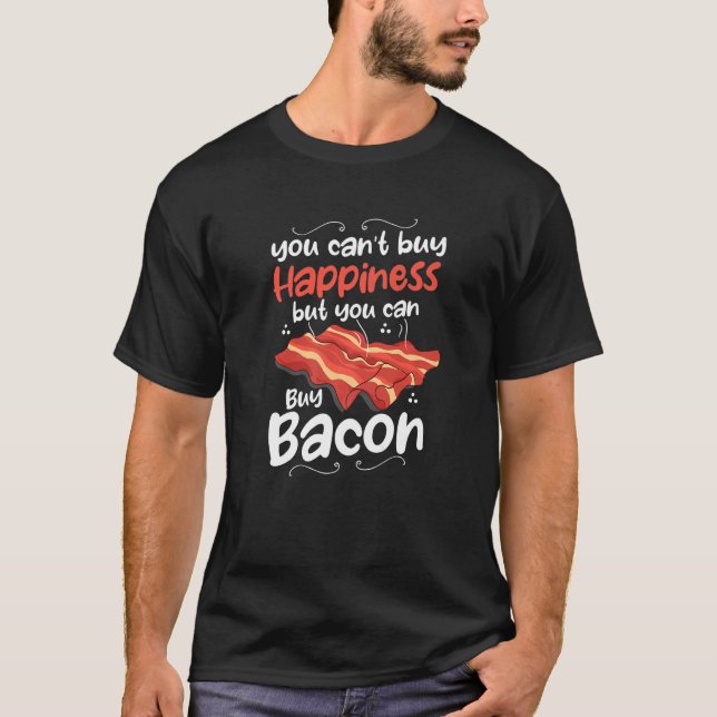 Camiseta Pork Grilling You Can't Buy Happiness But You Can  (Frente)