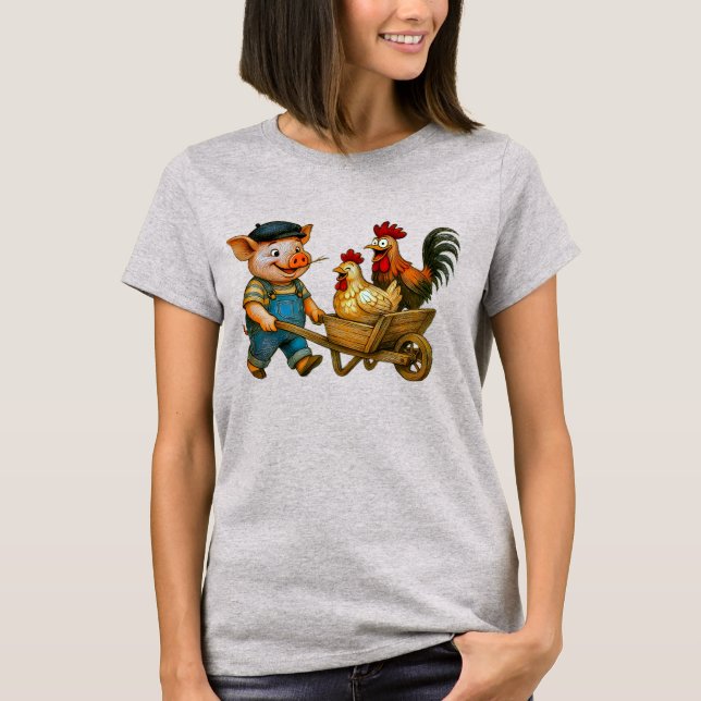 Camiseta Pork Transport Services: Poultry Edition (Frente)