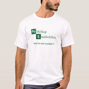 Camiseta Porkchop imprensa o logotipo da paródia