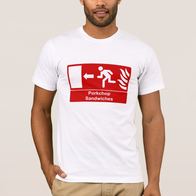 Camiseta Porkchop imprensa o sinal (Frente)