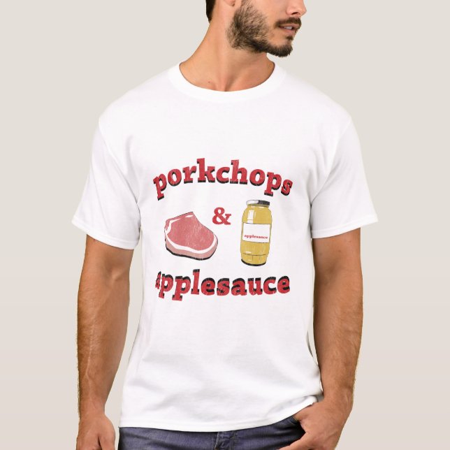 Camiseta porkchops & compota de maçã (Frente)
