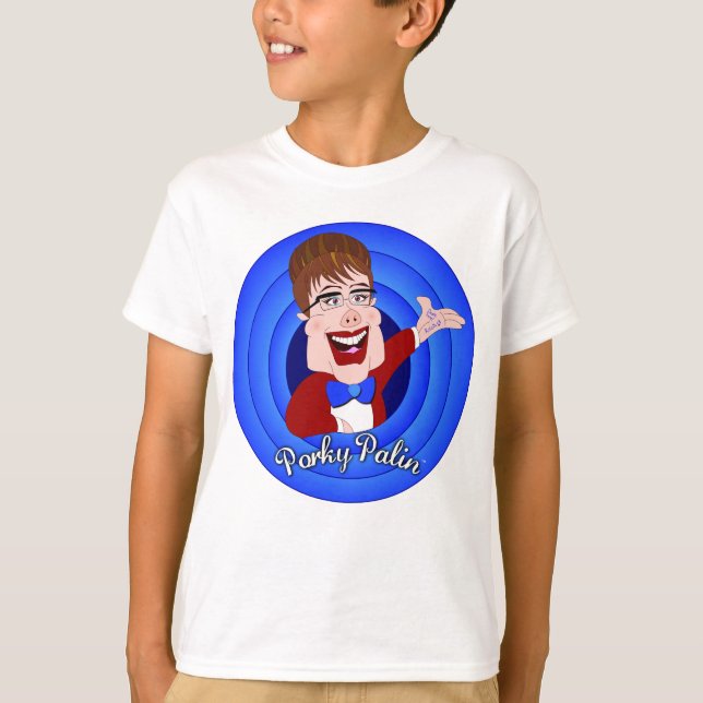 Camiseta Porky Palin - Boys Ringer Tshirt - 2 Lados (Frente)