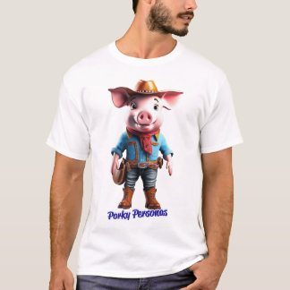Camiseta Porky Personas Engraçados