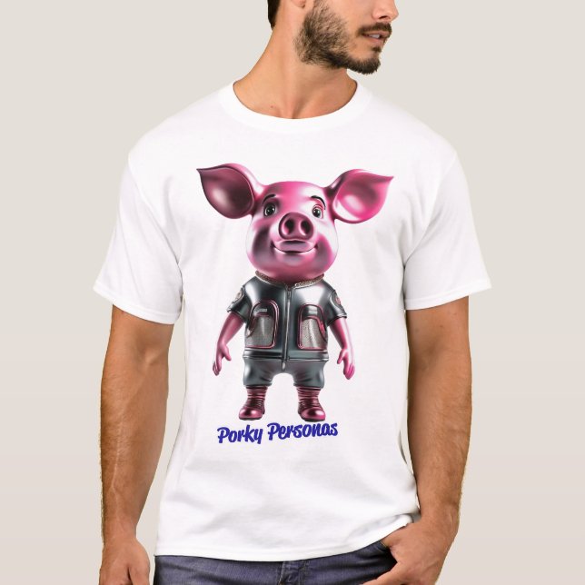 Camiseta Porky Personas Engraçados (Frente)