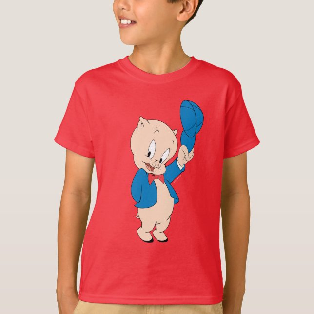 Camiseta Porky Pig| Chapéu (Frente)