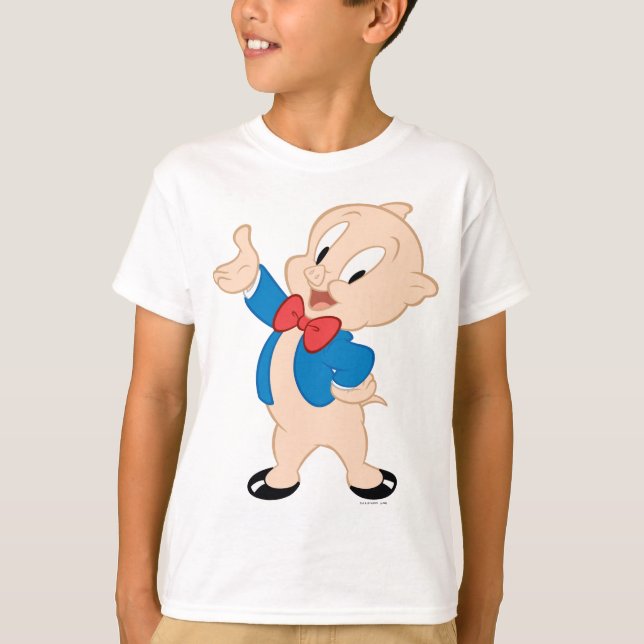 Camiseta Porky Pig | Dose clássica (Frente)