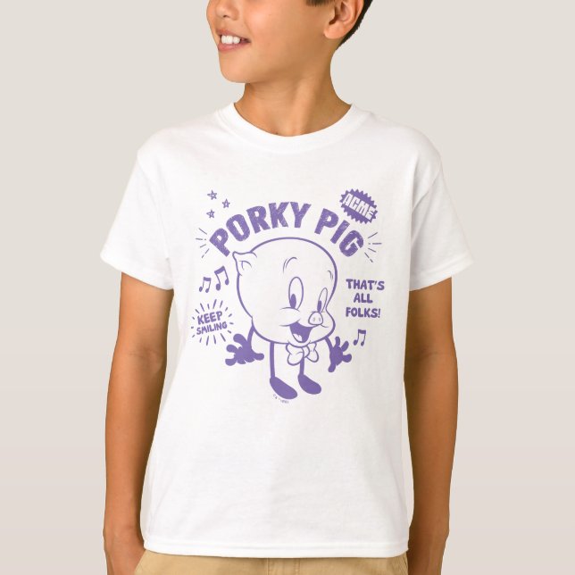 Camiseta Porky Pig Retro Sorrente (Frente)