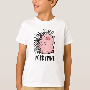 Camiseta Porky-pine Cinto Porcupine Pig Pun